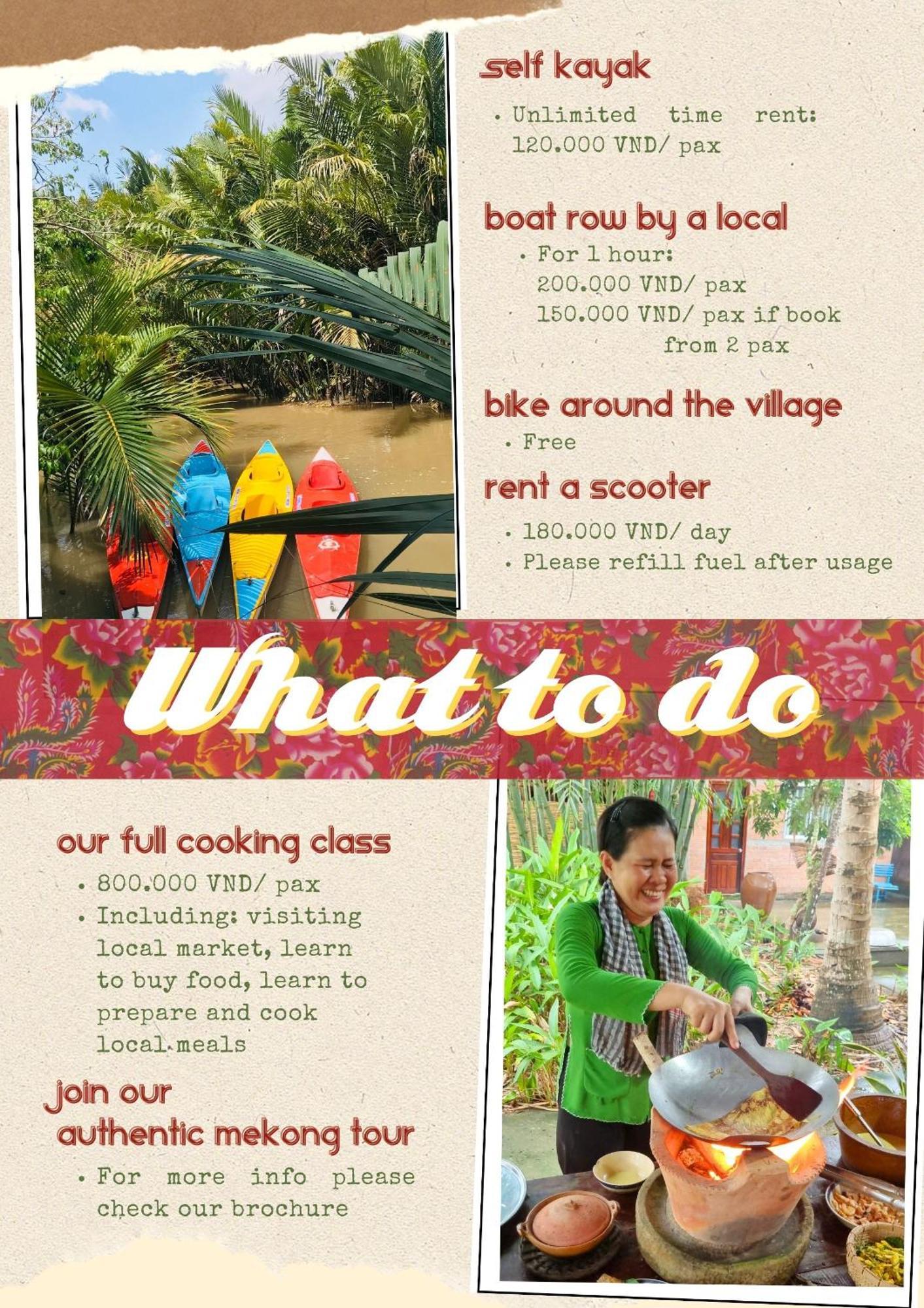 Ba Danh Homestay & Kitchen - Ben Tre Mekong 외부 사진